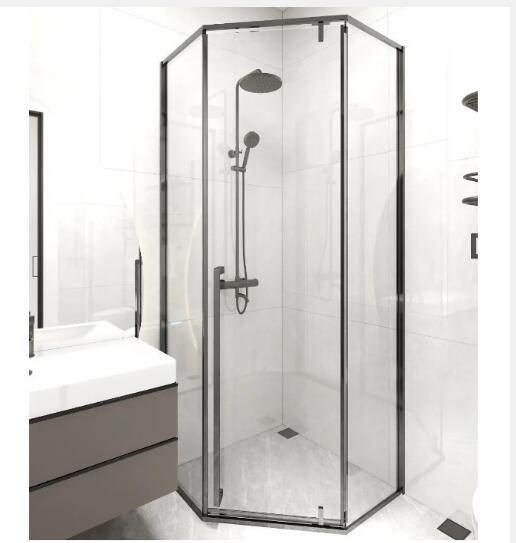 Shower Enclosure & Shower Doors  | Case Sharing | 4m ² The bathroom can also separate dry and wet, which is a high-end design that fills the air