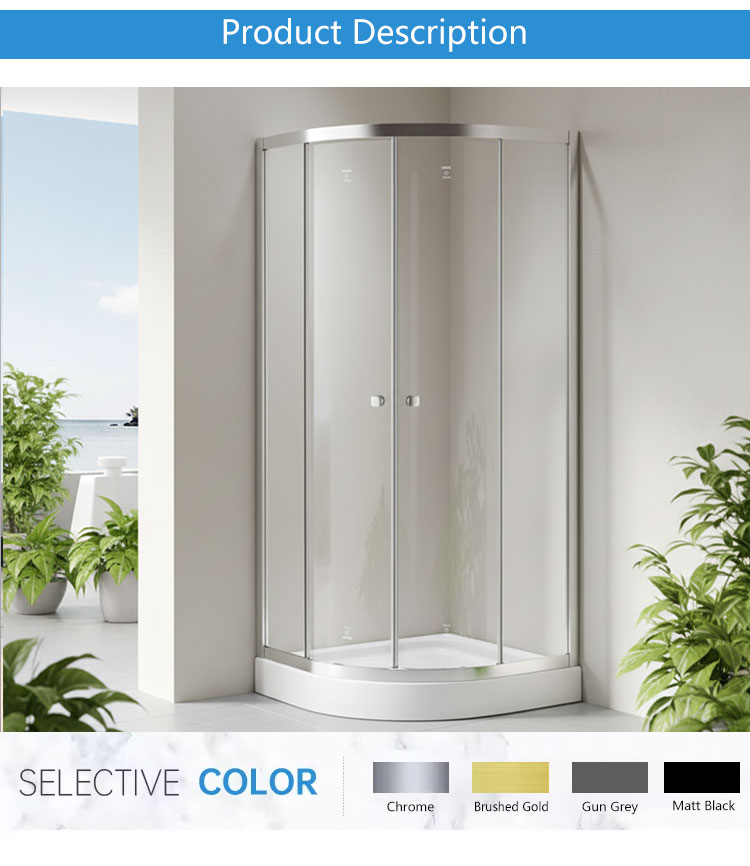 What is the main thing to see the main points to note for a shower enclosure?