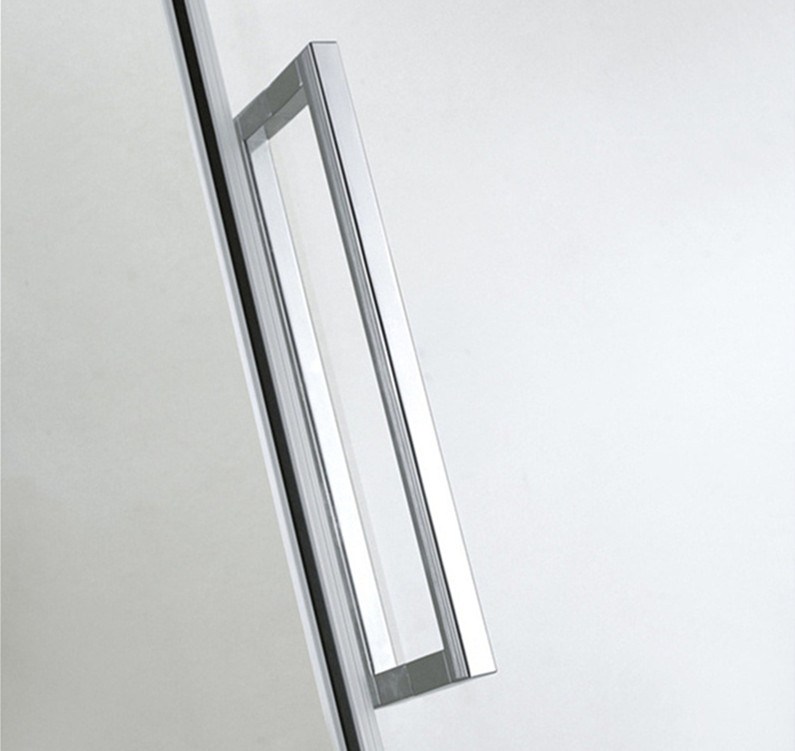 Rectangle / Square single sliding door with side panel D9821