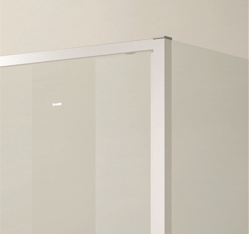 Rectangle / Square single sliding door with side panel DCM821